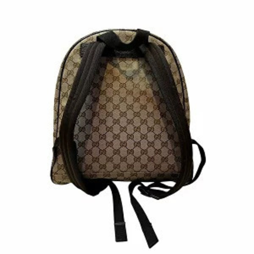 Gucci backpack GG beige canvas brown classic monogram Tan Brown